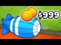 Can You Beat A MOAB With Less Than $1000? (Bloons TD 6)