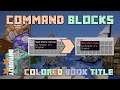 How to change the name color of an item & commands changes in 1.17 - Minecraft Command Block Guide
