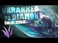 LEAGUE OF LEGENDS !!!! UNRANKED TO DIAMOND IN 7 ZILE! (80%+ winrate)
