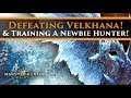 Monster Hunter World: Iceborne! Slaying a Velkhana and training a new hunter! (Ad)