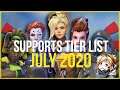 Overwatch Supports Tier List - July 2020 Patch - BRIGITTE NERFED!