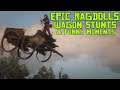 Red Dead Redemption 2 Epic Ragdolls, Wagon Stunts & Launches, Parkour Fails & Funny Moments