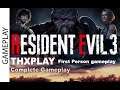 RESIDENT EVIL 3 REMAKE FIRST PERSON CAMERA COMPLETE GAMEPLAY XEON E5450 GTX660