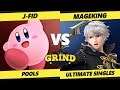 Smash Ultimate Tournament - J-Fid (Cloud, Kirby) Vs. Mageking (Robin) The Grind 106 SSBU Pools