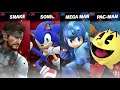 Super Smash Bros. Ultimate - Snake & Sonic vs Mega Man & Pac-Man