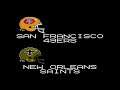 Tecmo Super Bowl (NES) (Season Mode) Week #11: 49ers @ Saints