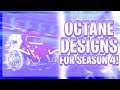 The 10 Best Octane Designs For Season 4! (Rocket League Car Designs)
