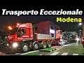 Trasporto Eccezionale Modena - 15 Luglio 2019 (Exceptional Transport) - 75 mt./500-tonne!