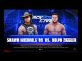 WWE 2K19 Shawn Michaels VS Dolph Ziggler 1 VS 1 Match