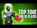 200 IQ - TOP 100 PLAYS EVER REAKTION! 🔥 | Fortnite: Battle Royale