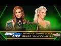 Becky Lynch Vs Charlotte Flair: SD Women's Championship #WWE2K19 #MITB