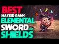 *BEST* ELEMENTAL SWORD & SHIELD SETS! | Highest DPS Builds for Every Element | MHW: Iceborne