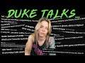 DUKE TALKS... My first Q&A