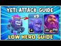 EASY 3 Stars! TH12 War Attack Strategy / Th12 Most Powerful war attack Strategy | Yeti Bowler Th12