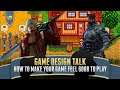 Game Design Talk | How to Improve the Feel of a Videogame