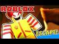 How To Escape From Mcdonald's in Roblox McDonald's Clown Survival Parkour Obby