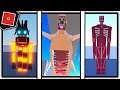 How to get "ATTACK ON TITAN" BADGE + MORPHS/SKINS in GODZILLA RP! - Roblox