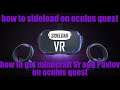 how to side load on oculus quest and get games like Pavlov