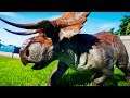 NOVO DINOSSAURO: Nasutoceratops, Skins, Combate e Mais | Jurassic World Evolution | (PT/BR)