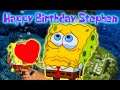 Spongebob's Birthday Message To Stephen Hillenburg