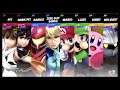 Super Smash Bros Ultimate Amiibo Fights  – Request #18104 4 team battle at Dream Land
