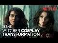The Witcher: Renfri Cosplay Transformation | Netflix