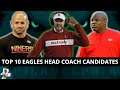 Top 10 Eagles Head Coach Candidates To Replace Doug Pederson Ft. Lincoln Riley & Robert Saleh