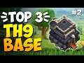 Top 3 Best TH9 Farming Base ** Links ** 2021 | Anti Everything | Clash of Clans