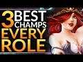 Top 3 BROKEN CHAMPIONS of EVERY ROLE - Best Meta Tips of 10.2 to SOLO CARRY | LoL Pro Guide