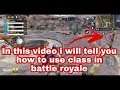 Use Class 2 Time In Battle Royale | CALL OF DUTY MOBILE