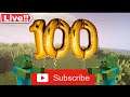 100 subscribers so 100 tnt! #minecraftlive 🔴