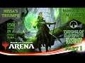 💥150💥 Damage in a Single Turn | MonoGreen Mayhem | Throne of Eldraine | Standard Ranked | MTG Arena