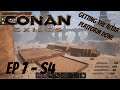Conan Exiles - Ep7 - S4 - Getting The altar Platform Ready, The base is Huge