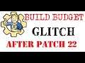 Fallout 76 - NEW CAMP budget glitch after patch 22