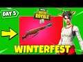Fortnite WINTERFEST EVENT - (14 Days Of Christmas ) Day 5 - Infantry Rifle Unvaulted