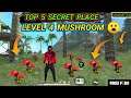How to get level 4 Mushroom in free fire || Level 4 Mushroom location and  Secret Please