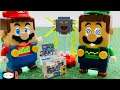 Lego Super Mario & Luigi react to the characters series 3 - LEGO vs Original