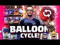 LIVE LADDER PUSH MIT DEM BESTEN BALON CYCLE DECK AKTUELL! KRANKE SERIE! | Clash Royale Deutsch