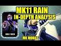 MK Mobile MK11 Rain. MK11 Rain IN DEPTH Analysis. MK11 Rain Gameplay Breakdown Details you Missed !!