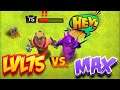 NEW Lvl 75 MAX KING vs. ANYONE! "Clash Of Clans" titans duel!