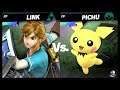 Super Smash Bros Ultimate Amiibo Fights – Link vs the World #19 Link vs Pichu