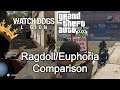 Watch Dogs Legion Ragdoll vs Grand Theft Auto V Euphoria