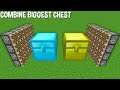 What happens if COMBINE BIGGEST DIAMOND CHEST + BIGGEST GOLD CHEST in Minecraft ?