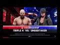 WWE 2K19 Undertaker VS Triple H 1 VS 1 Match WWE Title