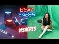 Beat Saber Streamer: Green Screen Behind the Scenes  (#Shorts)