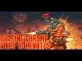 Blazing Chrome PC Gameplay - First Stage No Deaths [60fps]
