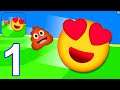 Emoji Run! - Gameplay Walkthrough Part 1 All Levels 1-5 (Android, iOS)