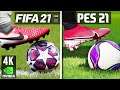 FIFA 21 vs PES 21 GRAPHICS COMPARISON | PS4/PS5 & XBOX ONE/SERIES X