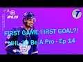 FIRST GAME FIRST GOAL?! - NHL 20 Be A Pro | Ep 14