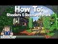 How to install Shaders & 3D Realistic Resource Packs for Modded Minecraft